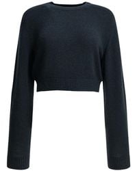 KHAITE - Masie Cropped Sweater - Lyst