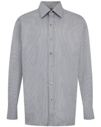 Tom Ford - Micro-Patterned Classic-Fit Shirt - Lyst