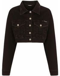 Dolce & Gabbana - Short Denim Jacket - Lyst