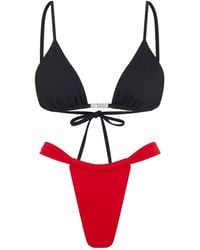 Let's Swim - Ruched Bikini Bottoms - Lyst