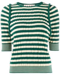 Marni Top a righe - Verde
