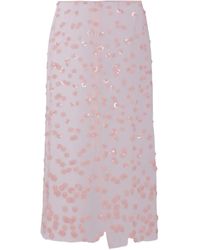 Cecilie Bahnsen - Sequin-Embellished Skirt - Lyst