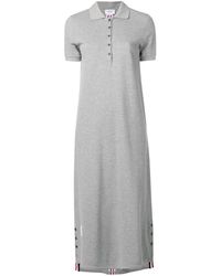 Thom Browne - Rwb-stripe Polo Shirt Dress - Lyst