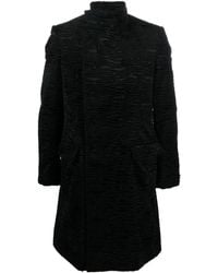 Balmain - Double-Breasted Cloqué Coat - Lyst