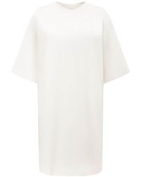 12 STOREEZ - Mercurised-cotton T-shirt Dress - Lyst