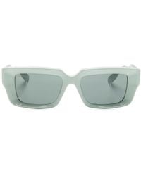 Gucci - Logo-Debossed Rectangle-Frame Sunglasses - Lyst