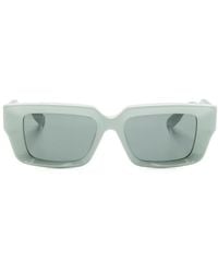 Gucci - Logo-Debossed Rectangle-Frame Sunglasses - Lyst