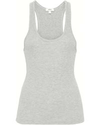 Agolde - Bianca Ribbed Tank Top - Lyst