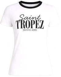 Michael Kors - Crew-Neck T-Shirt - Lyst
