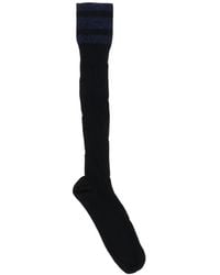 DSquared² - Geribbelde Sokken Met Lurex-Detail - Lyst