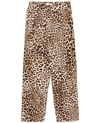 A PAPER KID - Hose Mit Leoparden-Print - Lyst