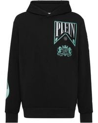 Philipp Plein - Hoodie Sweatshirt Ls Strass Flame Racing - Lyst