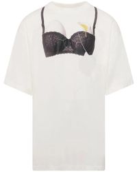 Doublet - Egg Bra Graphic-Print T-Shirt - Lyst