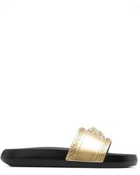 Versace - La Medusa Sliders - Lyst