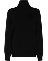Malo - High-Neck Cashmere Sweater - Lyst