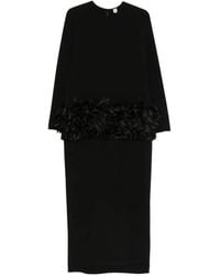 TOTEME - Petal-Detail Maxi Dress - Lyst