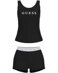 Guess - Logo-Print Pajamas - Lyst