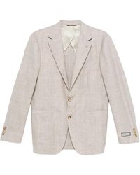 Canali - Blazer A Due Bottoni - Lyst