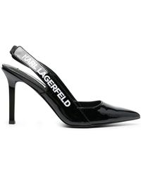 Sandals ventura 2 orbital run de Karl Lagerfeld de color Negro Mujer Zapatos de Tacones de Sandalias y zapatos de tacón con plataforma 