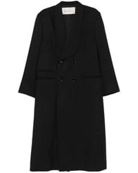 Ami Paris - Double-Breasted Shawl-Collar Coat - Lyst