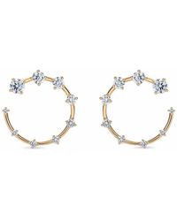 Fernando Jorge - 18Kt Circle Small Diamond Earrings - Lyst
