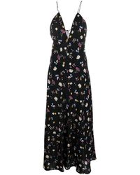 Stella McCartney - Floral-print Silk Maxi Dress - Lyst