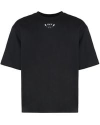 Off-White c/o Virgil Abloh - Paisley-Print Crew-Neck T-Shirt - Lyst