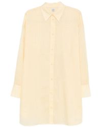 TOTEME - Cotton Blend Shirt - Lyst