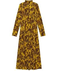 Maliparmi - Lily's Ballet Floral High-Neck Midi Dress - Lyst