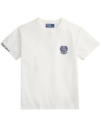 Polo Ralph Lauren - X Wimbledon Collection Embroidered- Logo T-Shirt - Lyst