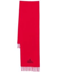 Vivienne Westwood - Schal Mit Logo-Stickerei - Lyst