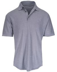 Brioni - Buttoned Polo Shirt - Lyst