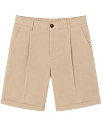 40 Weft - Short À Plis Et À Revers - Lyst