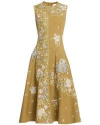 Erdem - Floral-Embroidered Maxi Dress - Lyst
