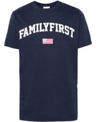 FAMILY FIRST - College Cotton T-shirt - Lyst