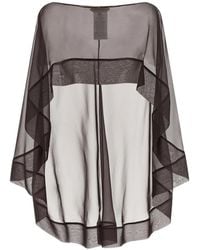 Alberta Ferretti - Sciarpa Con Cappuccio - Lyst