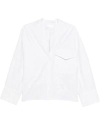 Christian Wijnants - Pocket V-Neck Shirt - Lyst