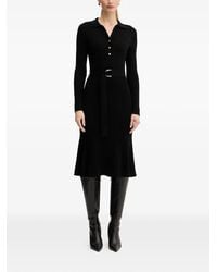 Marciano - Long-sleeve belted midi dress - Lyst