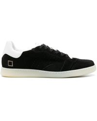 Date - Panelled Suede Sneakers - Lyst