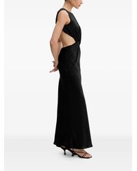 white christmas dresses Tanya Taylor // Black Cotton Cutout Midi Dress – VSP Consignment main image 0