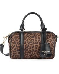 Lancaster - Leopard-Print Logo-Detail Shoulder Bag - Lyst