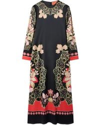 La DoubleJ - Clingy Swing Placed Long-Sleeve Maxi Dress - Lyst