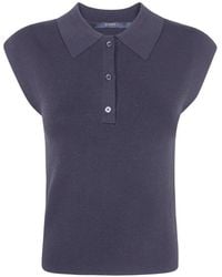 Seventy - Buttoned Polo Top - Lyst