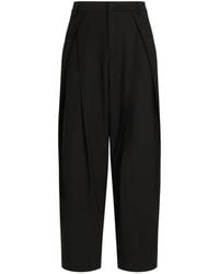 Dolce & Gabbana - Virgin Wool Gabardine Trousers - Lyst