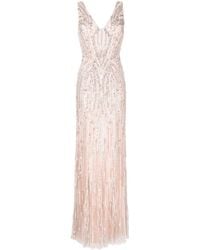 Jenny Packham - Raquel Crystal-Embellished Gown - Lyst