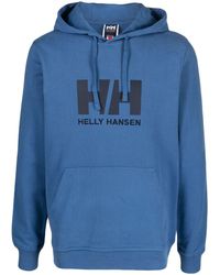 Helly Hansen - Logo-print Organic-cotton Hoodie - Lyst