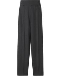 Lanvin - High-Waisted Tailored Trousers - Lyst