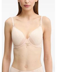 Chantelle - Soutien-Gorge Pure À Empiècements En Dentelle - Lyst