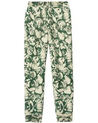 Burberry - Rose Wool Tapered Trousers - Lyst