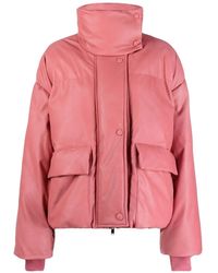 Stella McCartney - Faux-leather Puffer Jacket - Lyst